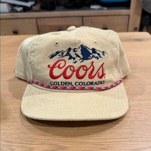 Coors corduroy snap back